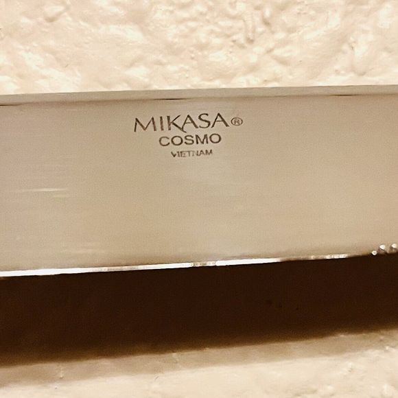 Mikasa COSMO Satin Flatware Set Of 6 Dinner Knives Stainless Beveled Edge 9 3/4” - Picture 3 of 5